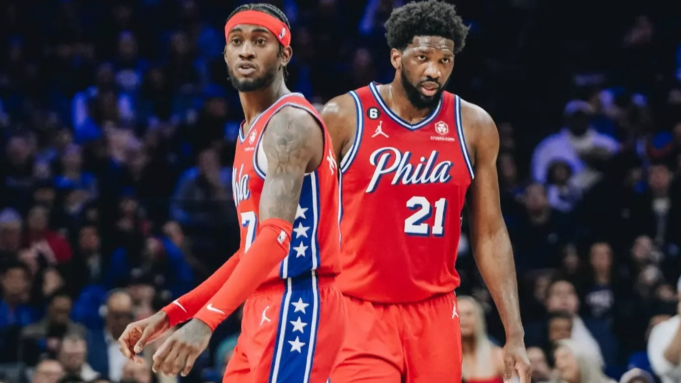 76人力克太阳，恩比德全场高效贡献27分的简单介绍